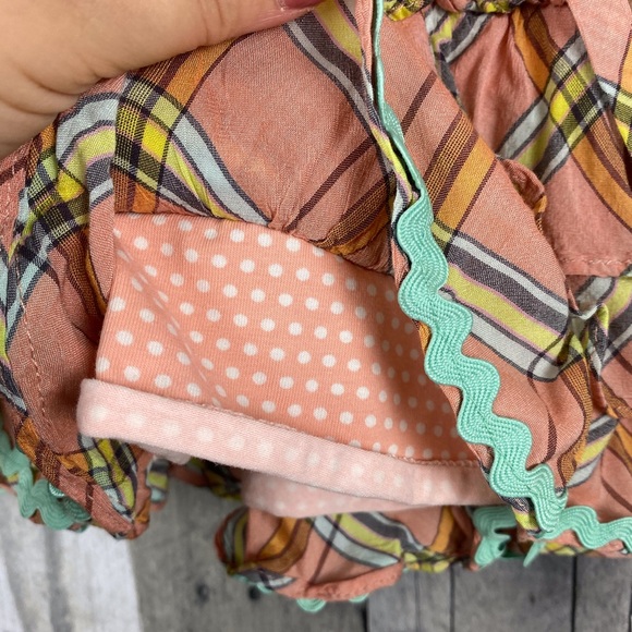 Matilda Jane Pecan Sandy Plaid Skort Size 6 - Picture 8 of 12